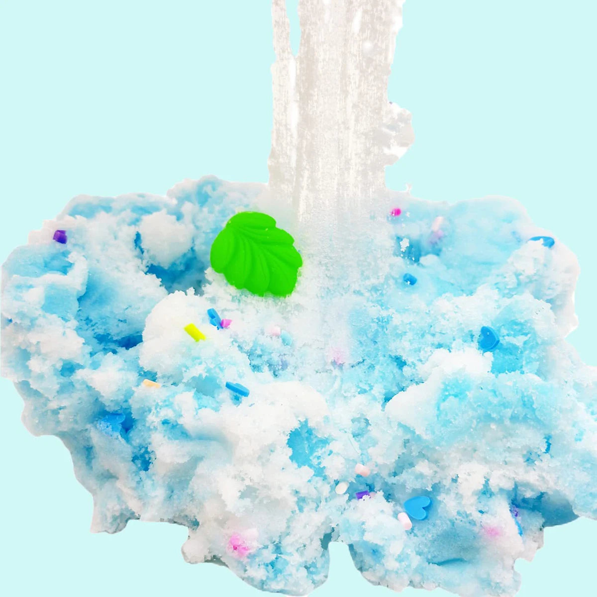 Cloud Slime Kit, 70ml/box with Green leaves and Cherry, DIY Slime Supplies, Stress Relief Toy for Party Favor, Gift and Birthday