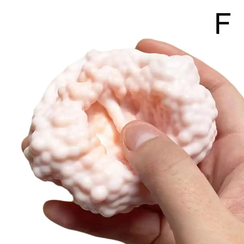 Slow Rising Squishy Ball Ice Skin Ultra Thin Super Soft Sticky Sensory Stress Relieving Toy Fidget Decompression Kids Teens Adul