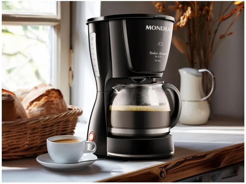 Electric Coffee maker Mondial Dolce Arome Black C-30-18X-FB 18 Cafes Black-110V