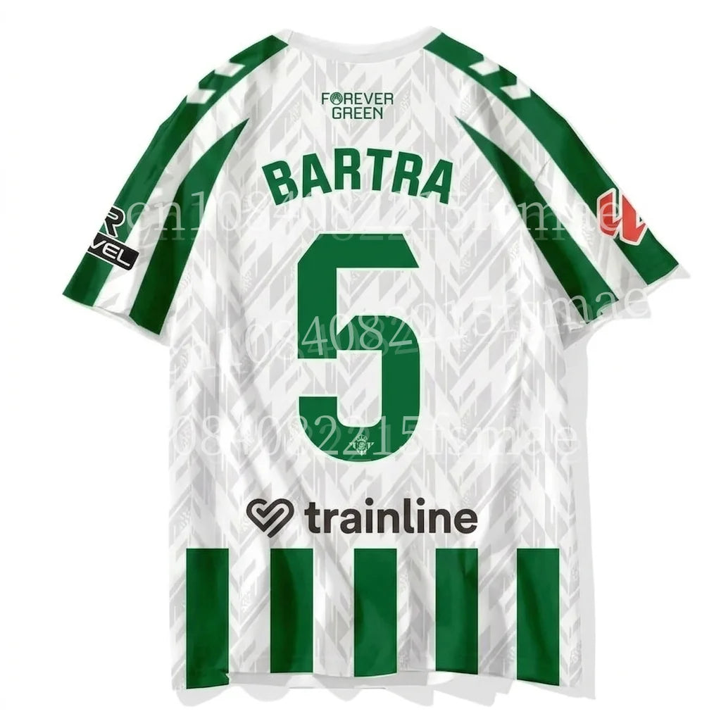 2026 Men Green White Striped Soccer Jersey Short Sleeve Quick Dry Football Shirt Breathable Sports T-shirt Team Training Uniform