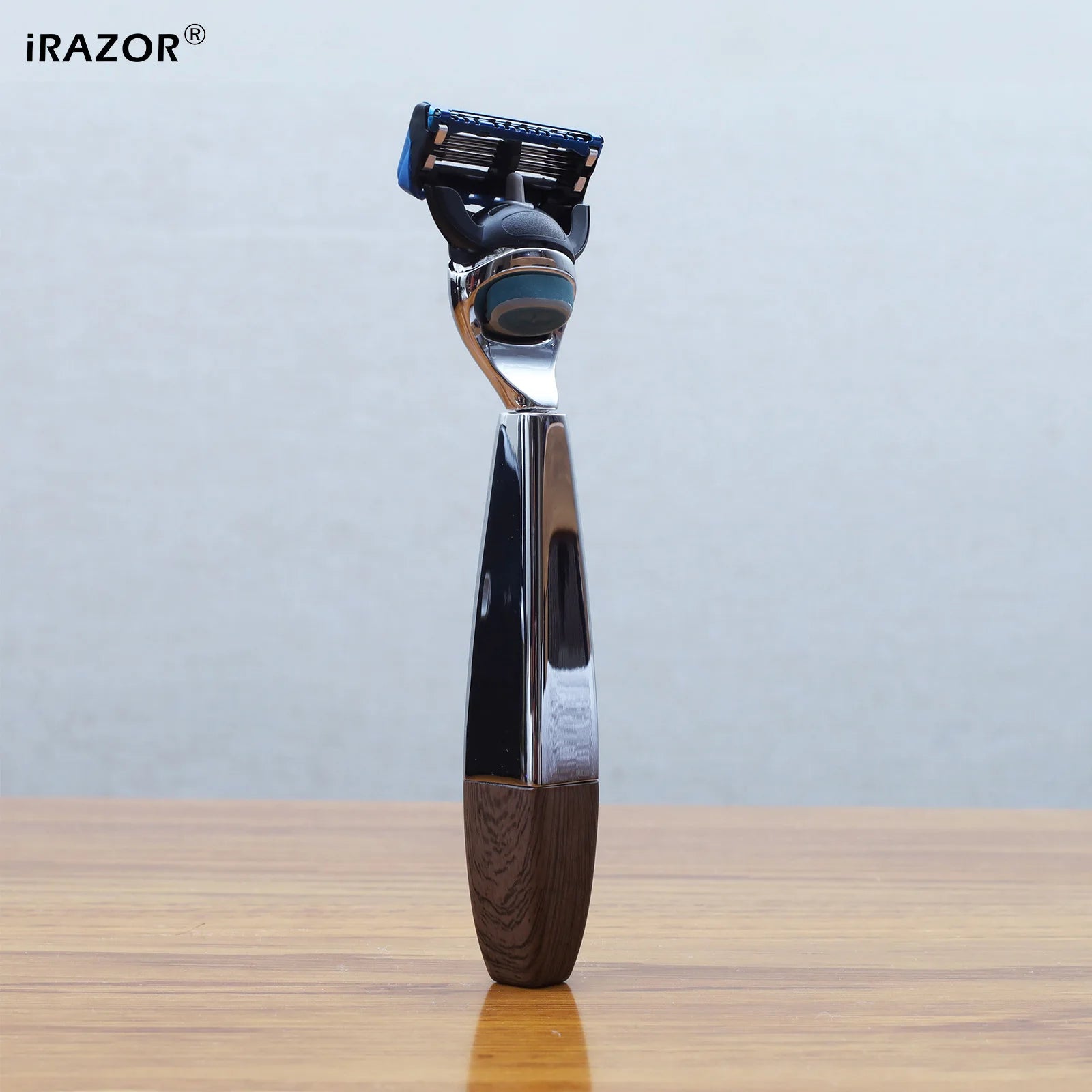 iRAZOR 5-Blade Men's Razor for Shaving Square Heavy-Duty Manual Safety Razor Beard Shaver Barber Accessories