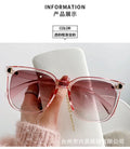 Large Frame Sunglasses for Women, UV Resistant Sunglasses for Women, Gradient Lenses for Women, High-end Anti Glare Sun Visors