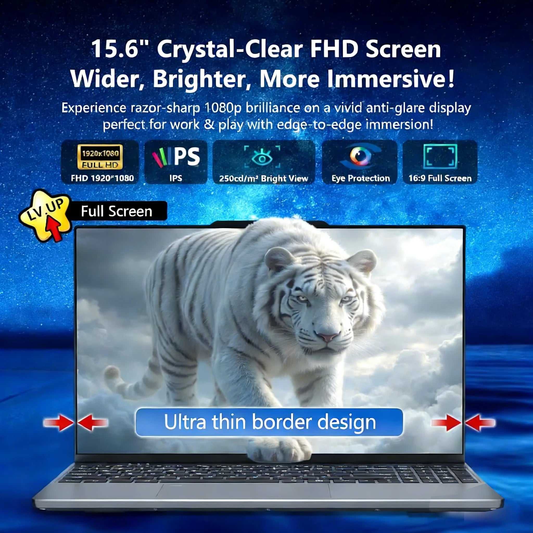 Portable 15.6" notebook PC w/ Intel Core i9-9900, 16GB RAM & 1TB SSD. Runs Windows 11 Pro. Fast, reliable & lightweight—ideal