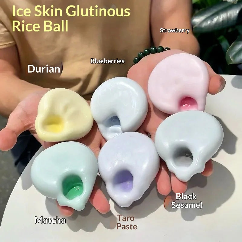 Squishy Fluid Ice Skin Jelly Ball Squeeze Toy Kids Adult Soft Pinch Pop Fidget Toys Party Gift Novel Entertainment Games