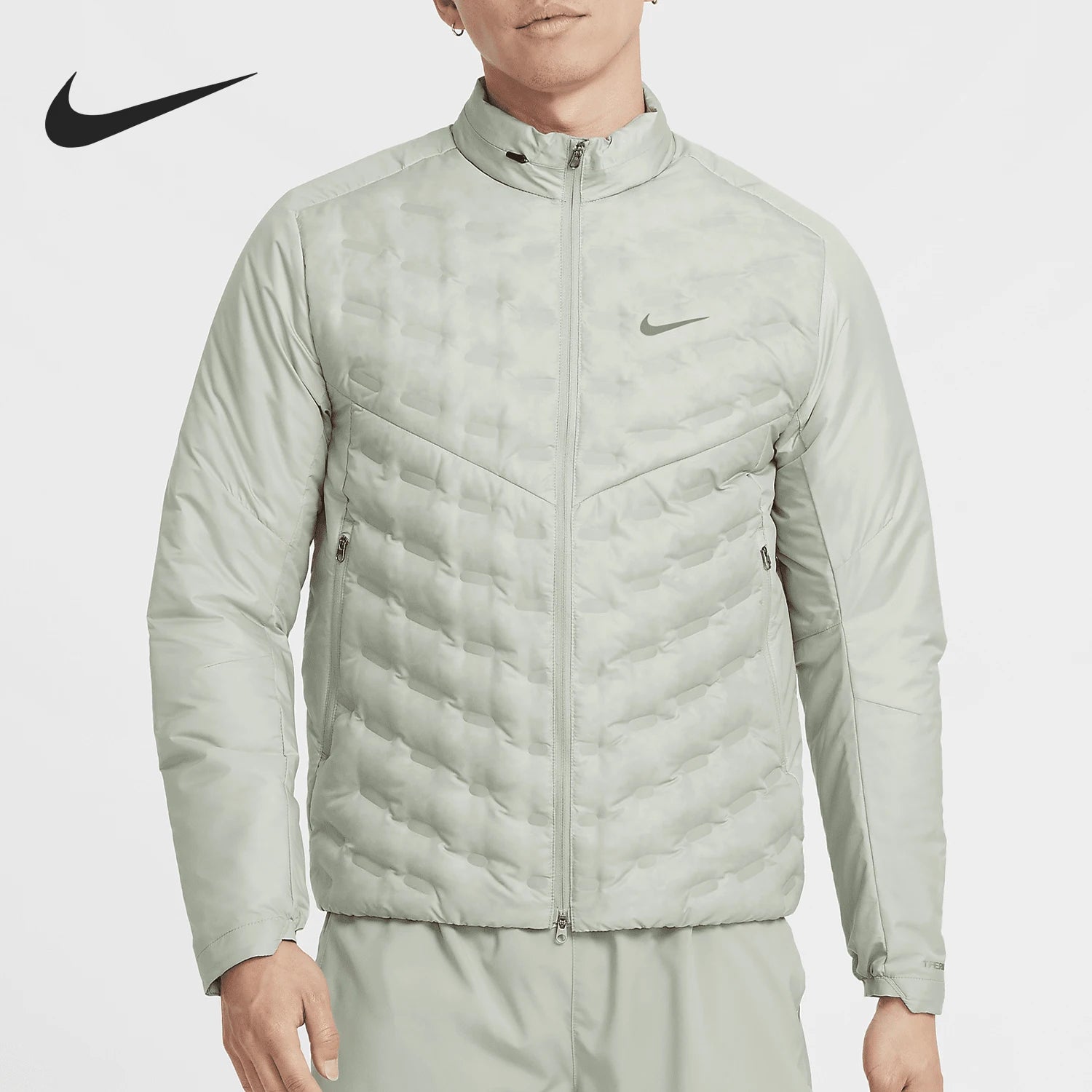 Nike/Nike Genuine Autumn and Winter New Men's Spliced Warm Running Sports down Jacket Fb7557-370