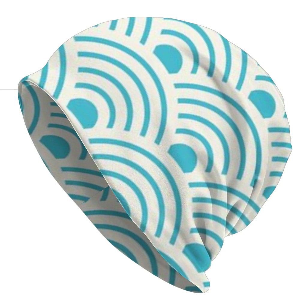 Bonnet Hats Fan Pattern Men Women's Thin Hat Sector (18) Warm Cap Design Skullies Beanies Caps