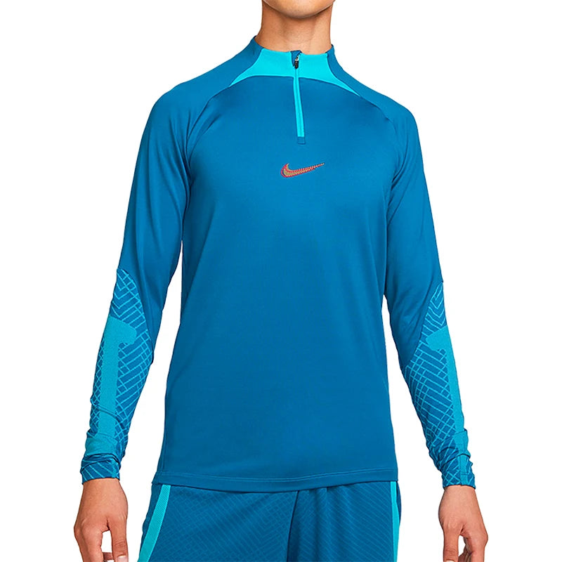 Nike Authentic New Men's Semi-Zip Sports Football Training Long Sleeve T-Shirt DH8733-407