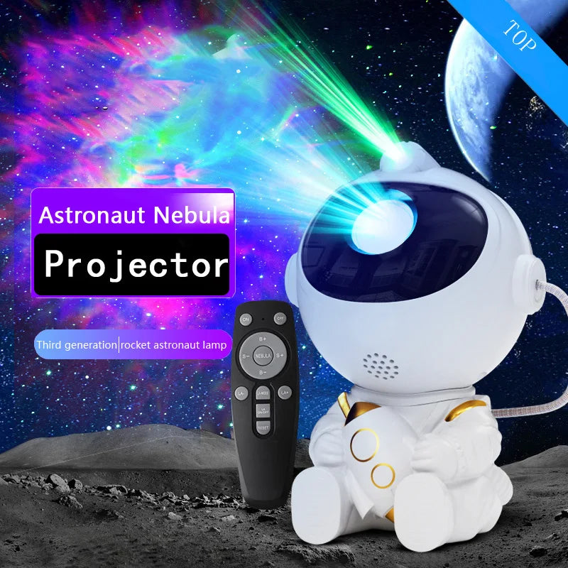 projecteur astronaute galaxie