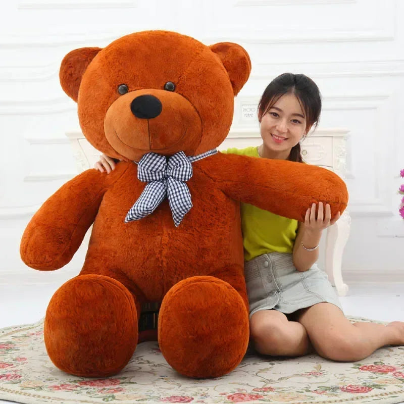 Large size 160/180/200cm 5 colors Full filled Giant America bear doll toy animal teddy bear stuffed plush toy throw pillow gift