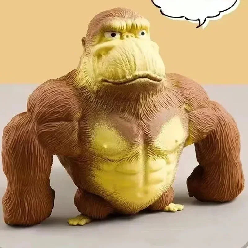 11cm Super Stretchy Gorilla Fidget Toy, Squishy Monkey Squeeze Toy, Splat Maxi Kong, Sensory and Fidget Toy for Kids and Adult