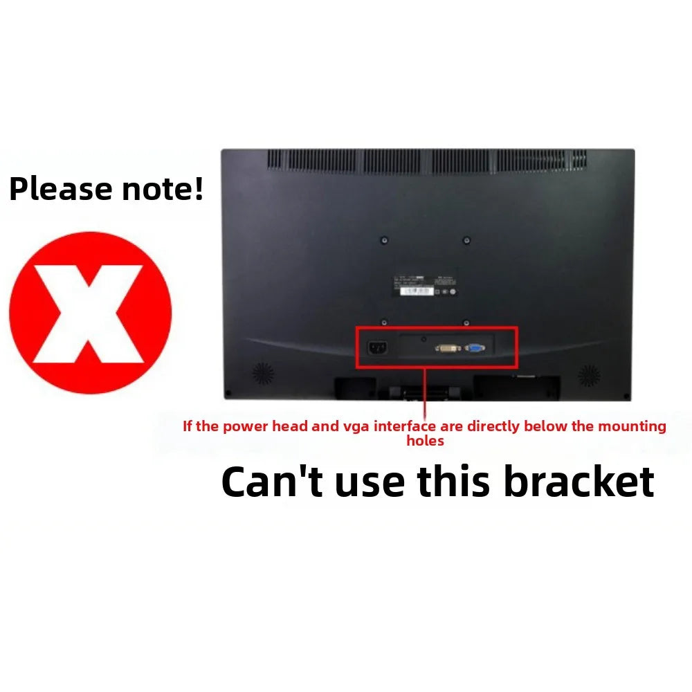 Adjustable Desktop Monitor Holder 14-32 Inches Portable Computer Monitor Stand Large Base Increase Height