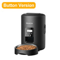 ROJECO Automatic Pet Feeder 2L Smart Cat Food Kibble Dispenser Button Version Smart Control Auto Dog Feeder For Cat Accessories