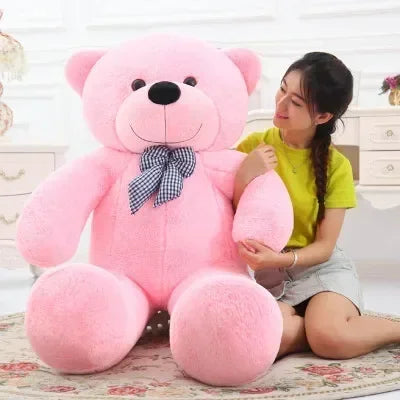 Large size 160/180/200cm 5 colors Full filled Giant America bear doll toy animal teddy bear stuffed plush toy throw pillow gift