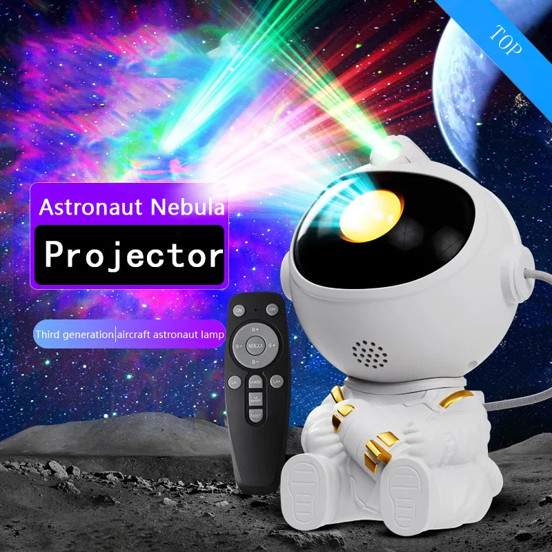 projecteur astronaute galaxie