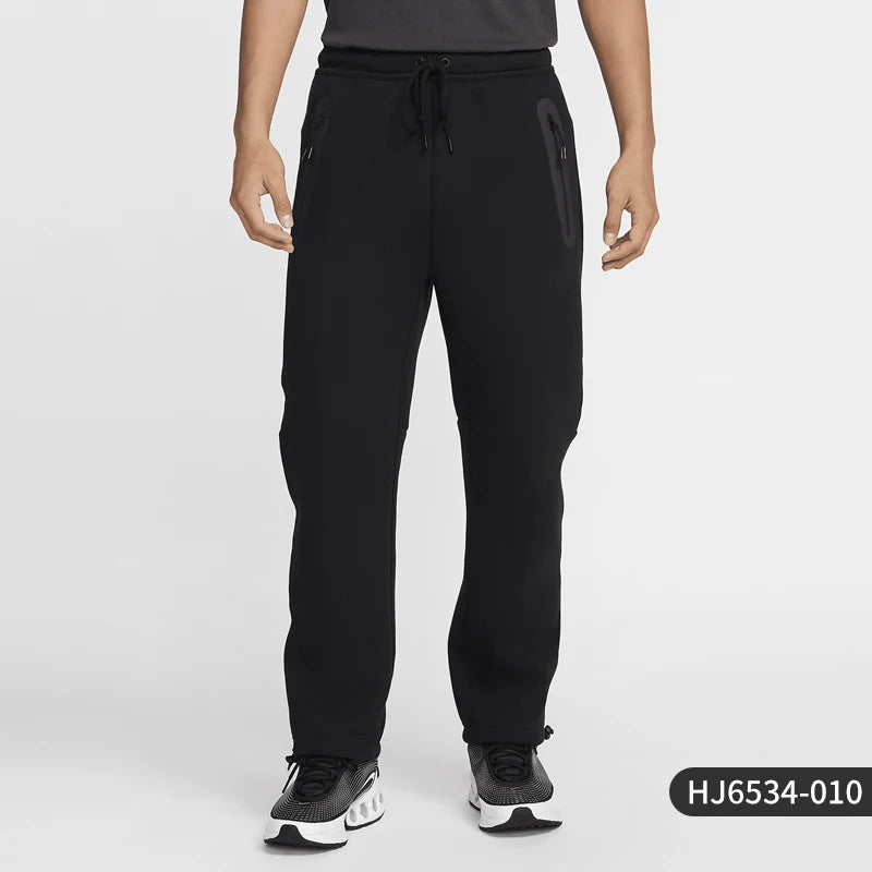 Nike Official Authentic Tech Men's Casual Sports Knit Drawstring Straight-Leg Pants HJ6534-010