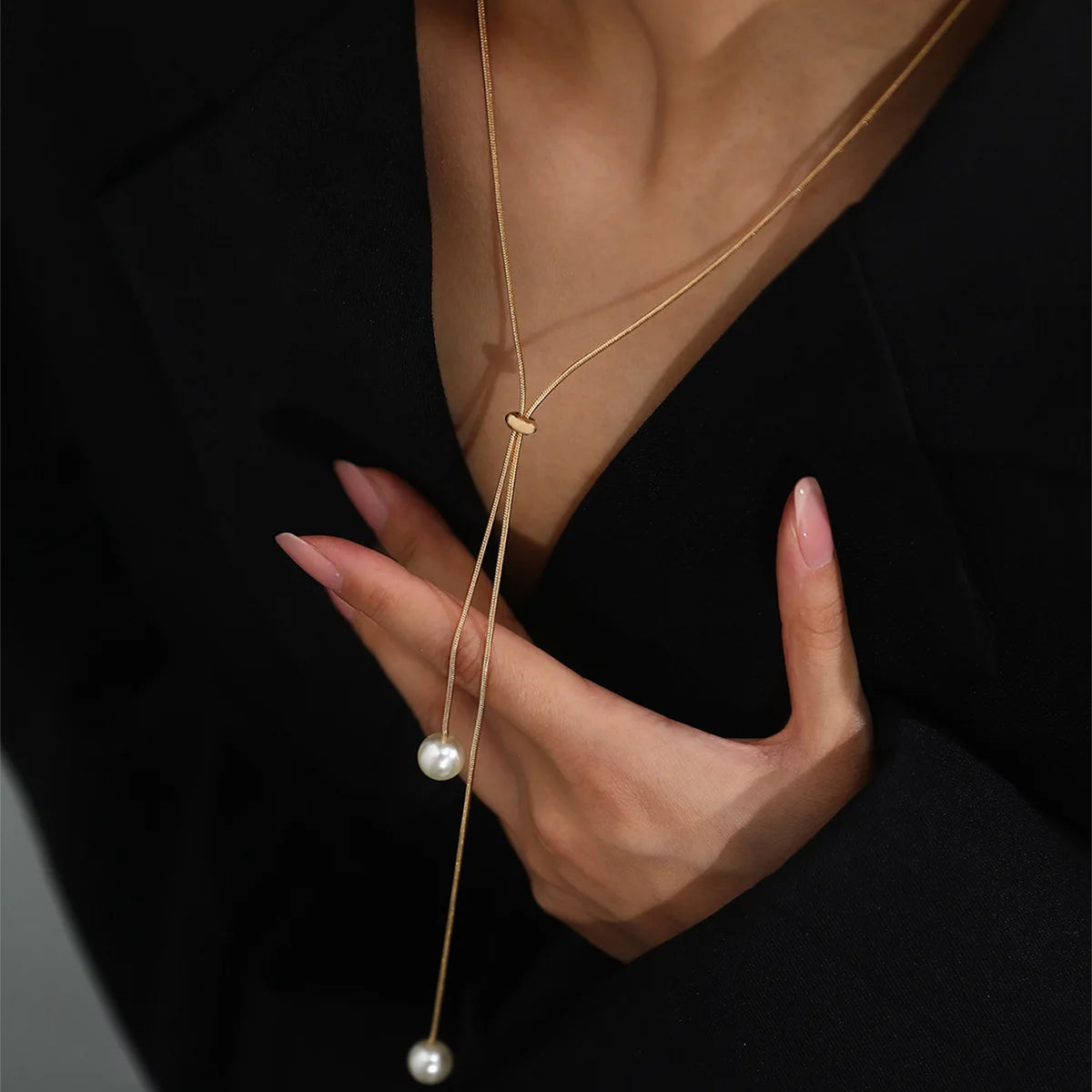 Minimalist Pearl Heart Butterfly Pendnat Clavicle Chain Women Temperament Elegant Jewelry Gifts For Her