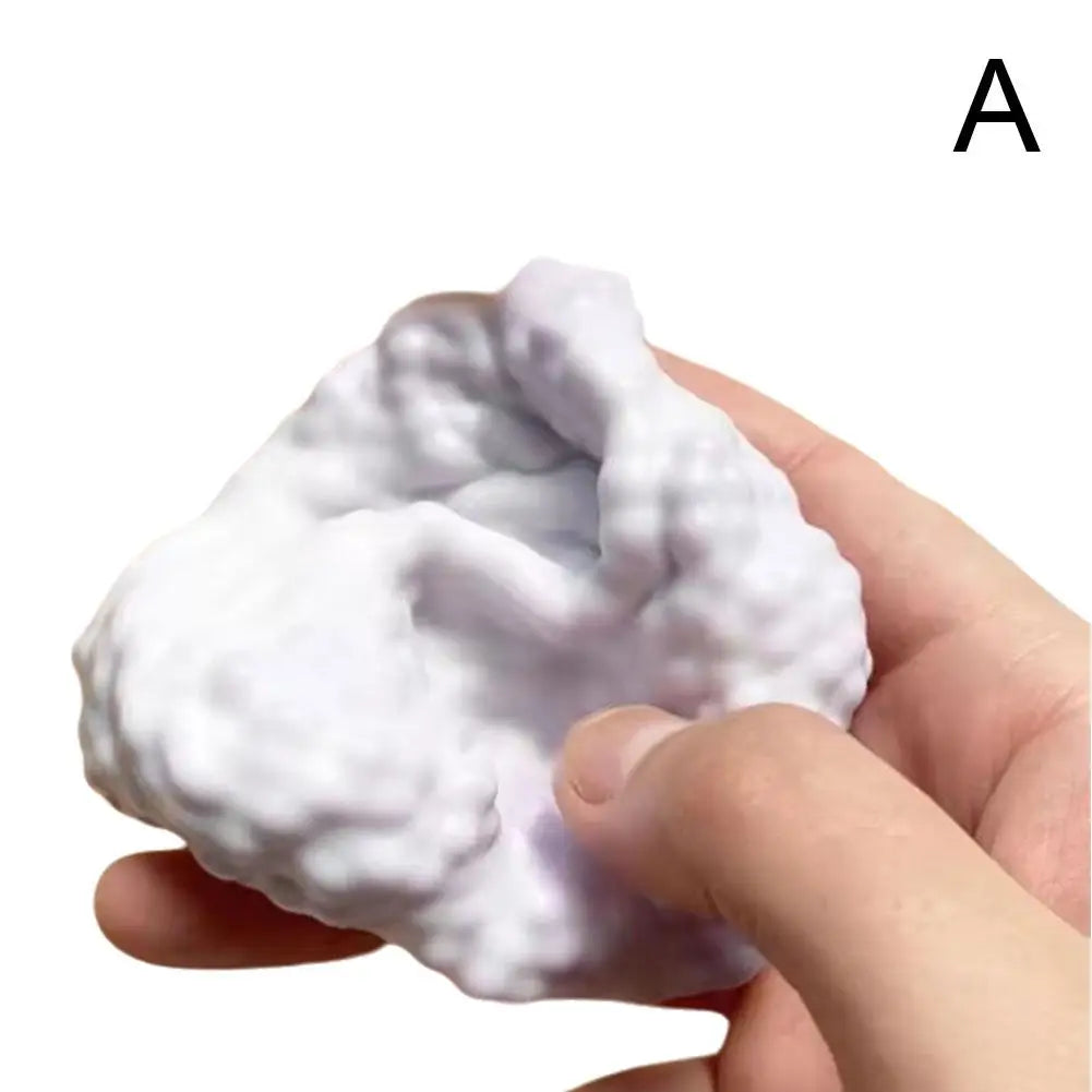 Slow Rising Squishy Ball Ice Skin Ultra Thin Super Soft Sticky Sensory Stress Relieving Toy Fidget Decompression Kids Teens Adul