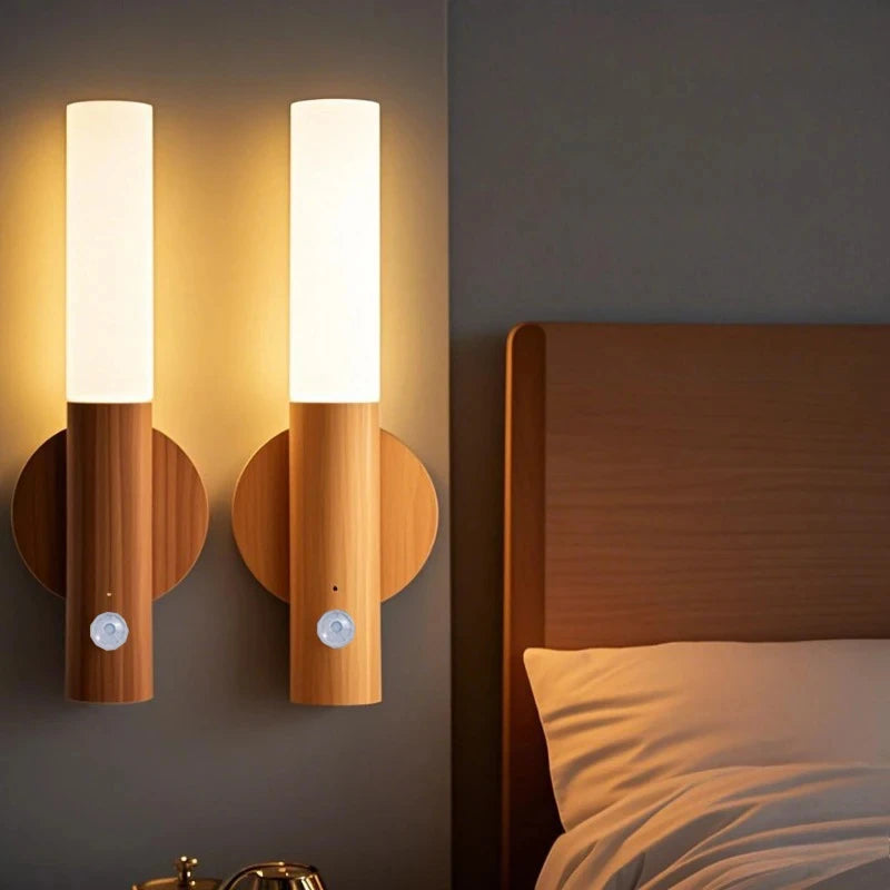 LED Night  Human Induction USB Charging Light IntelligentFor Bedside Cabinet Home Wardrobe Lighting Motion Sensor Light Led Lamp