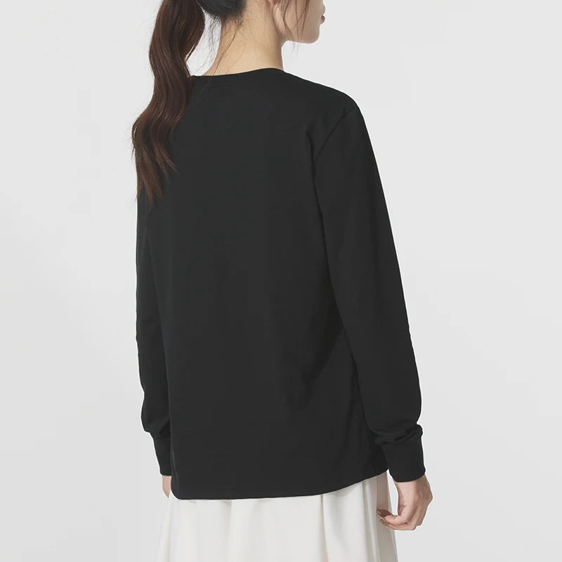 Nike T-Shirt Women's Fashionable Simple Top Comfortable Breathable Round Neck Sports Long-Sleeved T-Shirt Hf0781-010