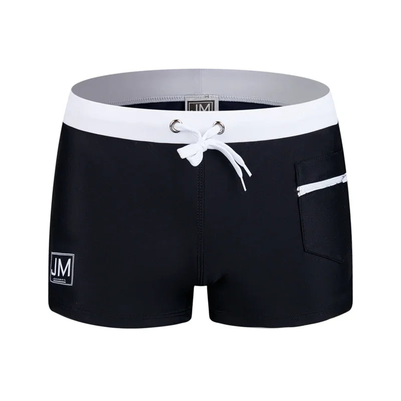 JOCKMAIL Swimwear Men Sexy Swimming Trunks Sunga Hot Swimsuit Mens Swim Briefs Beach Shorts Mayo De Praia Homens Maillot De Bain