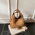 Sac seau en daim style coréen pour femme, sac à bandoulière décontracté, nouvelle collection printemps 2026