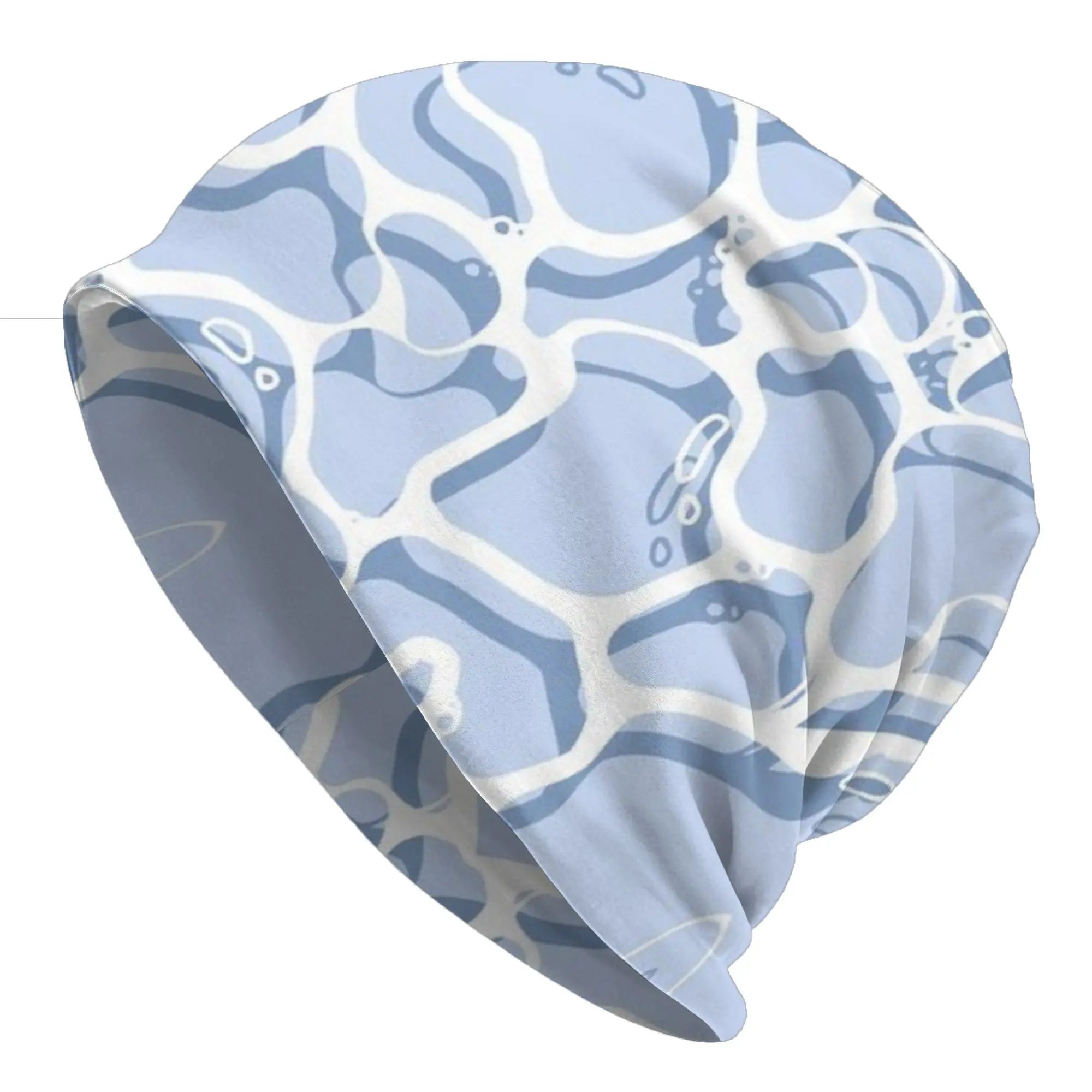 Blue (12) Outdoor Caps For Men Women Sea Wave Ski Caps Soft Bonnet Hats Skullies & Beanies Hat