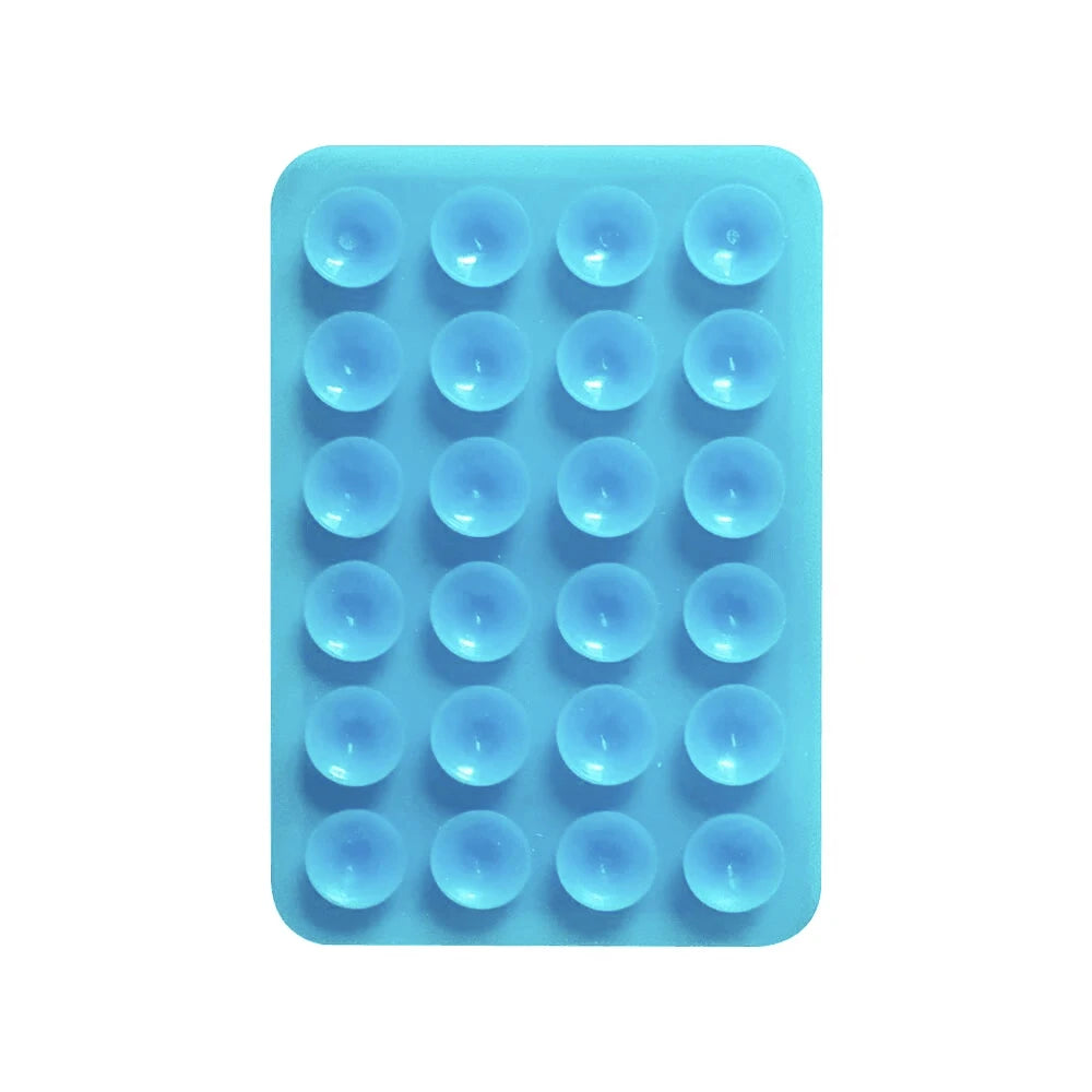 ANKNDO 3/5PCS Back Sticker Suction Cup Phone Holder Silicone Cup Mat Smartphone Wall Stand for Glass Ceramic Tiles Smooth Walls