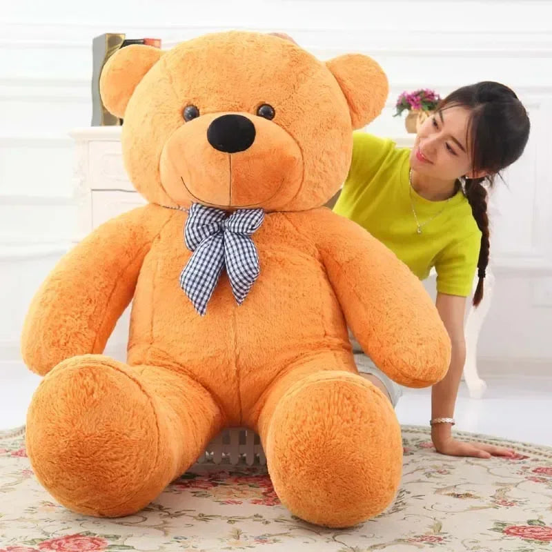 Large size 160/180/200cm 5 colors Full filled Giant America bear doll toy animal teddy bear stuffed plush toy throw pillow gift