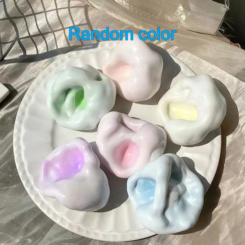 Squishy Fluid Ice Skin Jelly Ball Squeeze Toy Kids Adult Soft Pinch Pop Fidget Toys Party Gift Novel Entertainment Games