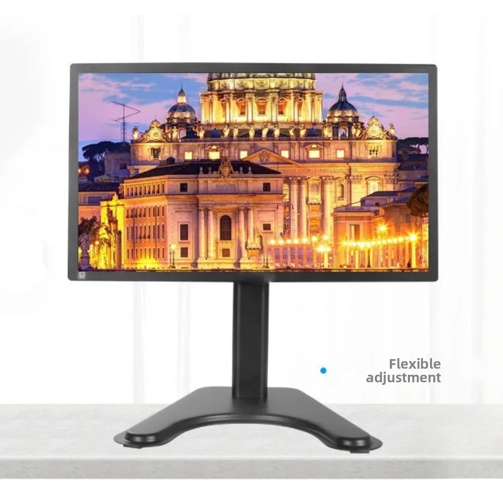 Adjustable Desktop Monitor Holder 14-32 Inches Portable Computer Monitor Stand Large Base Increase Height