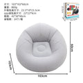 New Flocking Inflatable Lazy Sofa Single Bean Bag Shape Foldable Spherical Inflatable Multicolor Sofa Relaxing Comfortable Home