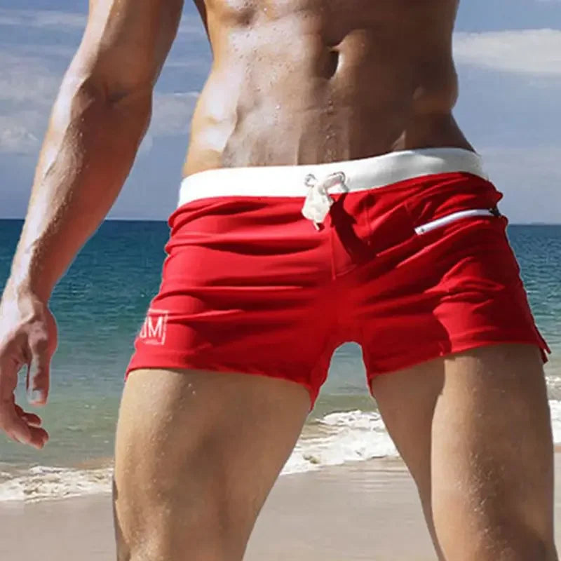 JOCKMAIL Swimwear Men Sexy Swimming Trunks Sunga Hot Swimsuit Mens Swim Briefs Beach Shorts Mayo De Praia Homens Maillot De Bain