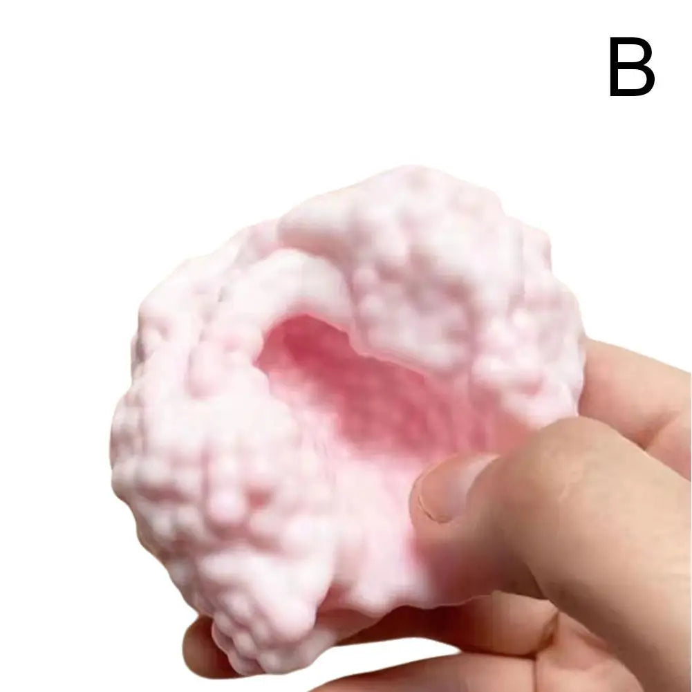 Slow Rising Squishy Ball Ice Skin Ultra Thin Super Soft Sticky Sensory Stress Relieving Toy Fidget Decompression Kids Teens Adul
