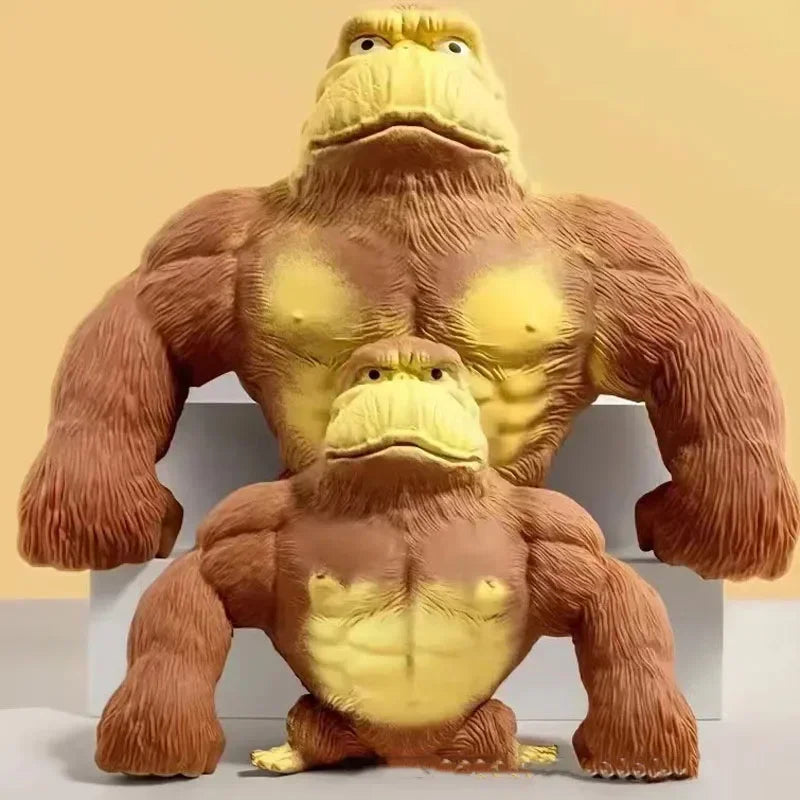 11cm Super Stretchy Gorilla Fidget Toy, Squishy Monkey Squeeze Toy, Splat Maxi Kong, Sensory and Fidget Toy for Kids and Adult