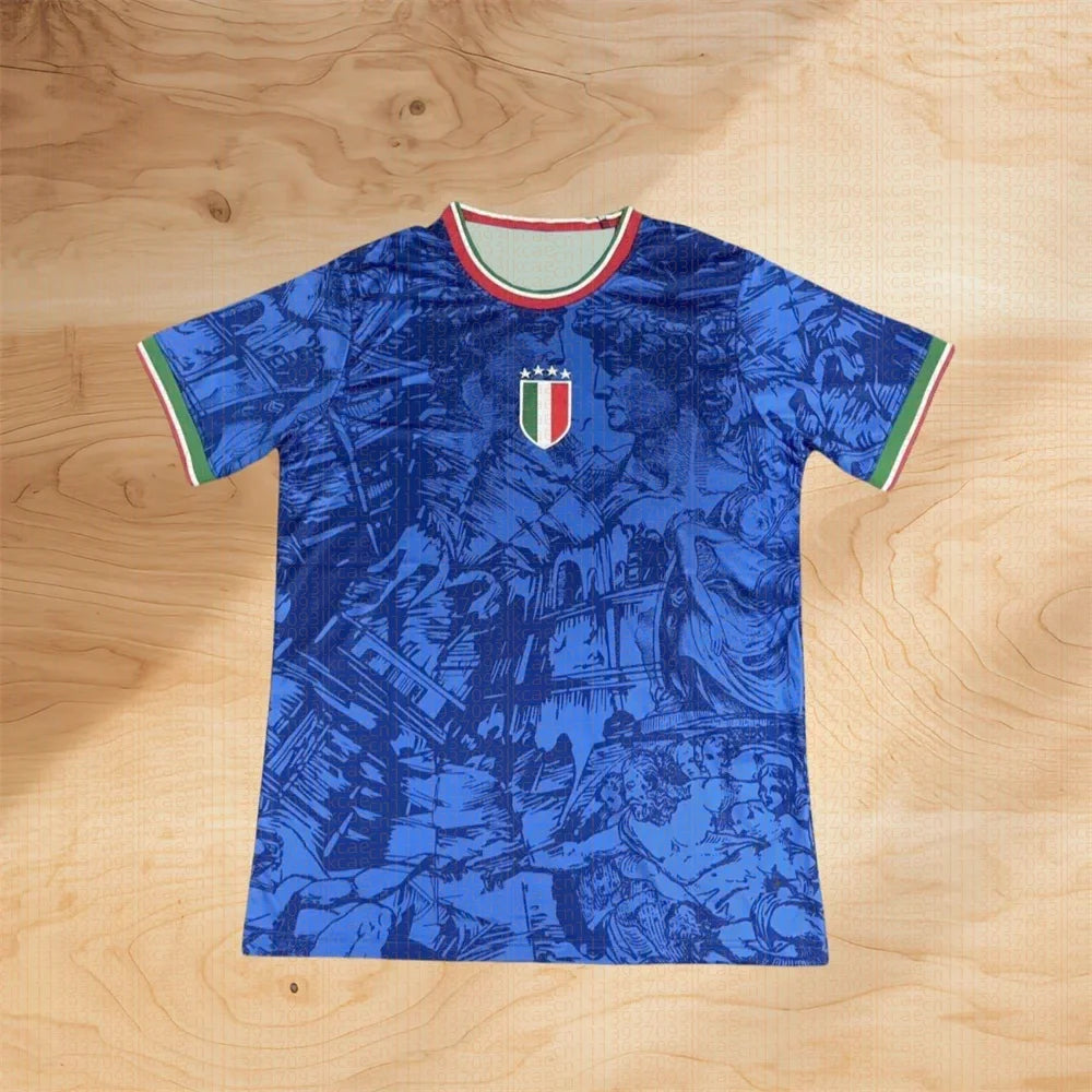 2026 Classic Italy Special Edition National Team Thai Edition Sports Short Sleeve Training Football Quick Dry Family Kids Tees