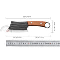 Cleaver Knife Slicing Fish Meat Vegetables Boning Butcher Knife Stainless Steel Wooden Handle Kitchen Knives Chef Cooking Knifes