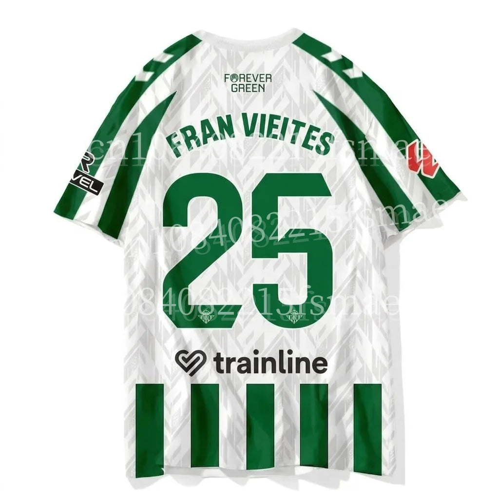 2026 Men Green White Striped Soccer Jersey Short Sleeve Quick Dry Football Shirt Breathable Sports T-shirt Team Training Uniform