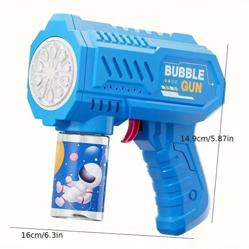 Bubble Gun, Automatic Bubble Machine Children No-spill bubble toy Portable Park Bubble Blower for Kids （without bubble solution）