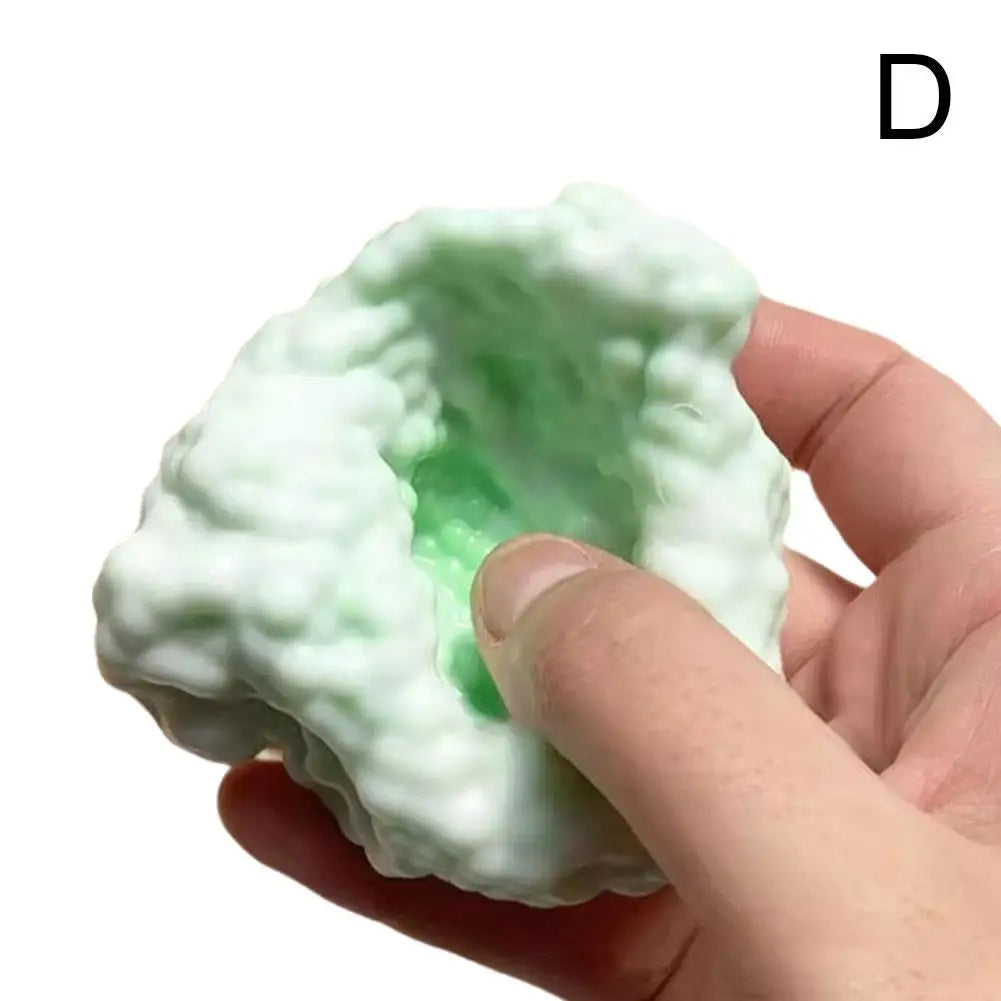Slow Rising Squishy Ball Ice Skin Ultra Thin Super Soft Sticky Sensory Stress Relieving Toy Fidget Decompression Kids Teens Adul