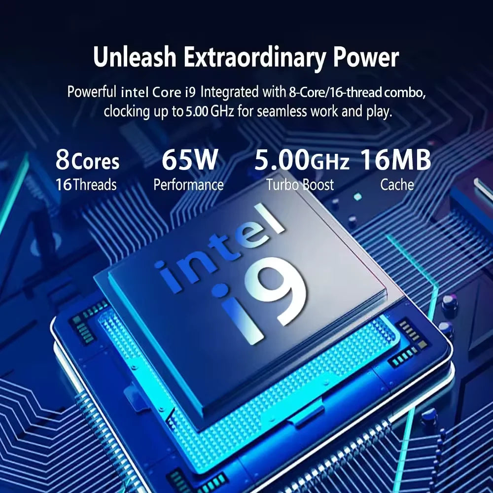Portable 15.6" notebook PC w/ Intel Core i9-9900, 16GB RAM & 1TB SSD. Runs Windows 11 Pro. Fast, reliable & lightweight—ideal